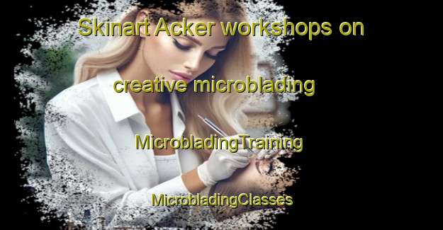 Skinart Acker workshops on creative microblading | #MicrobladingTraining #MicrobladingClasses #SkinartTraining-United States