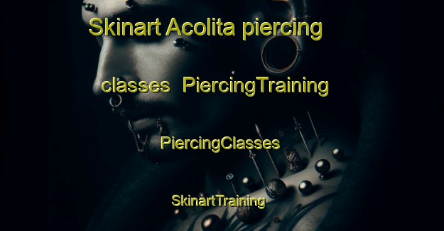 Skinart Acolita piercing classes | #PiercingTraining #PiercingClasses #SkinartTraining-United States