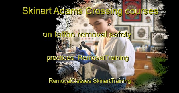 Skinart Adams Crossing courses on tattoo removal safety practices | #RemovalTraining #RemovalClasses #SkinartTraining-United States