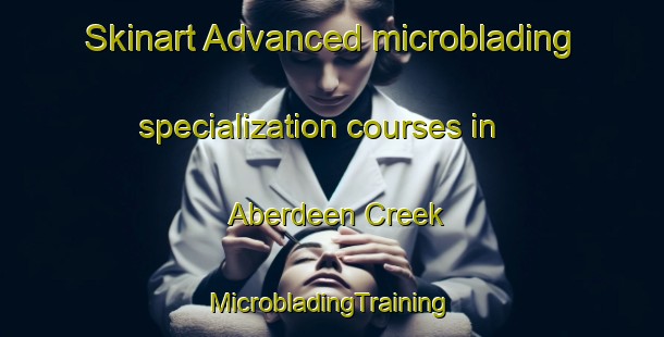 Skinart Advanced microblading specialization courses in Aberdeen Creek | #MicrobladingTraining #MicrobladingClasses #SkinartTraining-United States