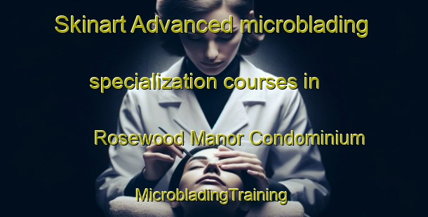 Skinart Advanced microblading specialization courses in Rosewood Manor Condominium | #MicrobladingTraining #MicrobladingClasses #SkinartTraining-United States