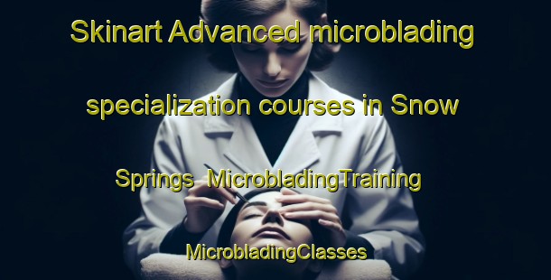 Skinart Advanced microblading specialization courses in Snow Springs | #MicrobladingTraining #MicrobladingClasses #SkinartTraining-United States