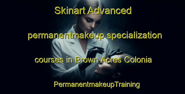 Skinart Advanced permanentmakeup specialization courses in Brown Acres Colonia | #PermanentmakeupTraining #PermanentmakeupClasses #SkinartTraining-United States