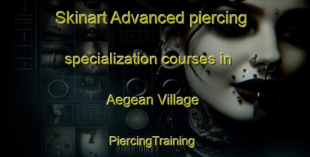 Skinart Advanced piercing specialization courses in Aegean Village | #PiercingTraining #PiercingClasses #SkinartTraining-United States