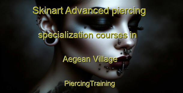 Skinart Advanced piercing specialization courses in Aegean Village | #PiercingTraining #PiercingClasses #SkinartTraining-United States