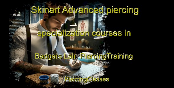 Skinart Advanced piercing specialization courses in Badgers Lair | #PiercingTraining #PiercingClasses #SkinartTraining-United States