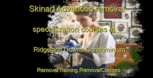 Skinart Advanced removal specialization courses in Ridgeland Downs Condominium | #RemovalTraining #RemovalClasses #SkinartTraining-United States