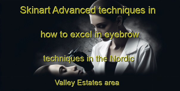 Skinart Advanced techniques in how to excel in eyebrow techniques in the Nordic Valley Estates area | EyebrowTraining | EyebrowClasses | SkinartTraining-United States