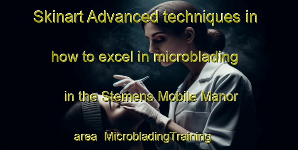 Skinart Advanced techniques in how to excel in microblading in the Stemens Mobile Manor area | MicrobladingTraining | MicrobladingClasses | SkinartTraining-United States