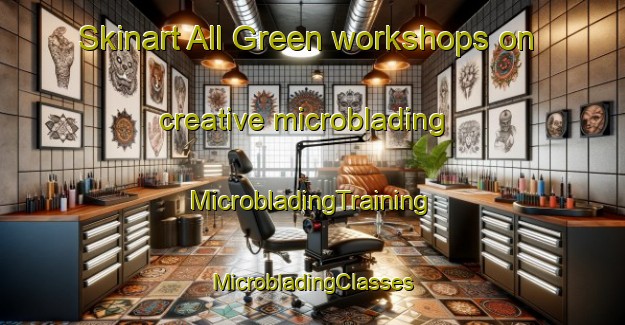 Skinart All Green workshops on creative microblading | #MicrobladingTraining #MicrobladingClasses #SkinartTraining-United States