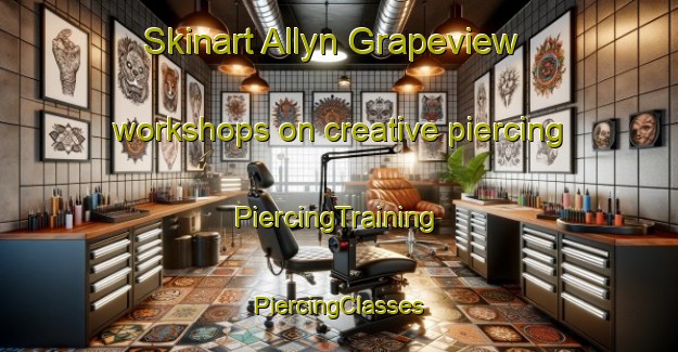 Skinart Allyn Grapeview workshops on creative piercing | #PiercingTraining #PiercingClasses #SkinartTraining-United States