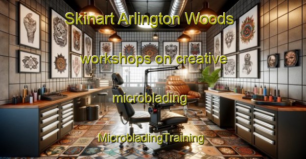 Skinart Arlington Woods workshops on creative microblading | #MicrobladingTraining #MicrobladingClasses #SkinartTraining-United States