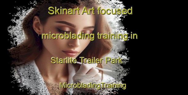 Skinart Art-focused microblading training in Starlite Trailer Park | #MicrobladingTraining #MicrobladingClasses #SkinartTraining-United States