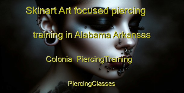 Skinart Art-focused piercing training in Alabama Arkansas Colonia | #PiercingTraining #PiercingClasses #SkinartTraining-United States