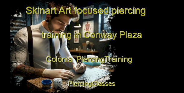 Skinart Art-focused piercing training in Conway Plaza Colonia | #PiercingTraining #PiercingClasses #SkinartTraining-United States