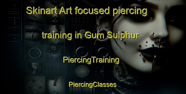 Skinart Art-focused piercing training in Gum Sulphur | #PiercingTraining #PiercingClasses #SkinartTraining-United States