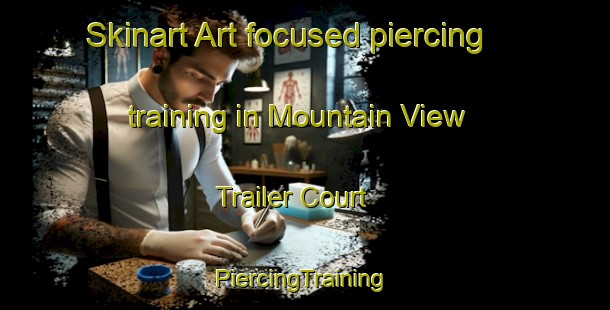 Skinart Art-focused piercing training in Mountain View Trailer Court | #PiercingTraining #PiercingClasses #SkinartTraining-United States