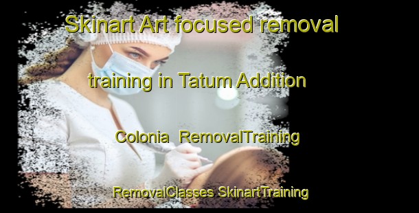 Skinart Art-focused removal training in Tatum Addition Colonia | #RemovalTraining #RemovalClasses #SkinartTraining-United States