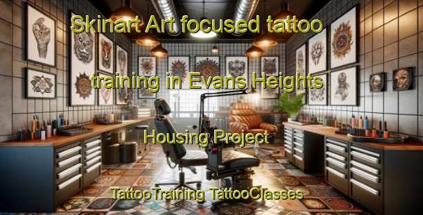 Skinart Art-focused tattoo training in Evans Heights Housing Project | #TattooTraining #TattooClasses #SkinartTraining-United States