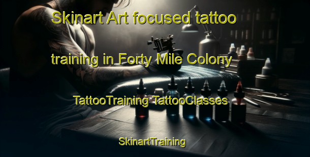 Skinart Art-focused tattoo training in Forty Mile Colony | #TattooTraining #TattooClasses #SkinartTraining-United States