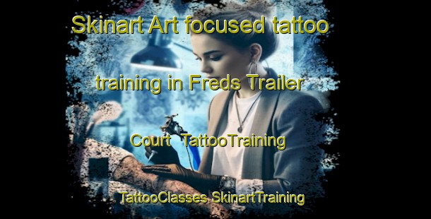 Skinart Art-focused tattoo training in Freds Trailer Court | #TattooTraining #TattooClasses #SkinartTraining-United States