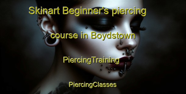 Skinart Beginner's piercing course in Boydstown | #PiercingTraining #PiercingClasses #SkinartTraining-United States