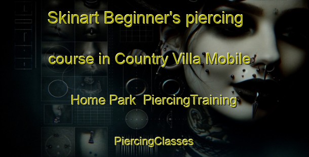 Skinart Beginner's piercing course in Country Villa Mobile Home Park | #PiercingTraining #PiercingClasses #SkinartTraining-United States