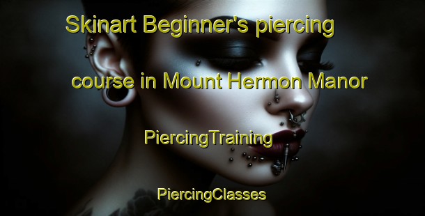 Skinart Beginner's piercing course in Mount Hermon Manor | #PiercingTraining #PiercingClasses #SkinartTraining-United States