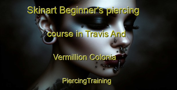 Skinart Beginner's piercing course in Travis And Vermillion Colonia | #PiercingTraining #PiercingClasses #SkinartTraining-United States