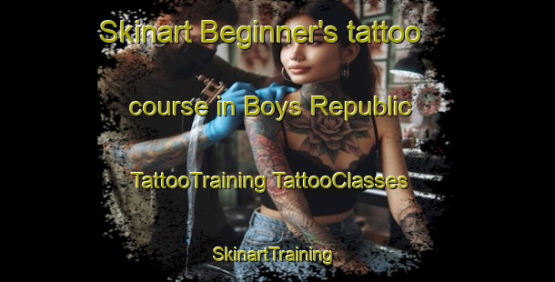 Skinart Beginner's tattoo course in Boys Republic | #TattooTraining #TattooClasses #SkinartTraining-United States