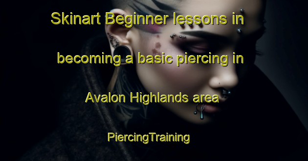 Skinart Beginner lessons in becoming a basic piercing in Avalon Highlands area | PiercingTraining | PiercingClasses | SkinartTraining-United States