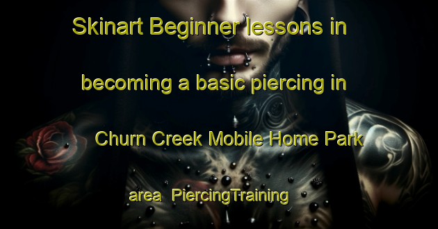 Skinart Beginner lessons in becoming a basic piercing in Churn Creek Mobile Home Park area | PiercingTraining | PiercingClasses | SkinartTraining-United States
