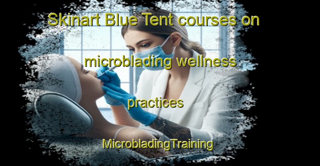 Skinart Blue Tent courses on microblading wellness practices | #MicrobladingTraining #MicrobladingClasses #SkinartTraining-United States