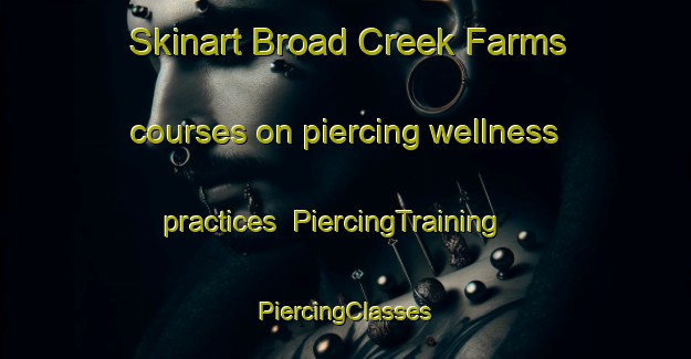 Skinart Broad Creek Farms courses on piercing wellness practices | #PiercingTraining #PiercingClasses #SkinartTraining-United States