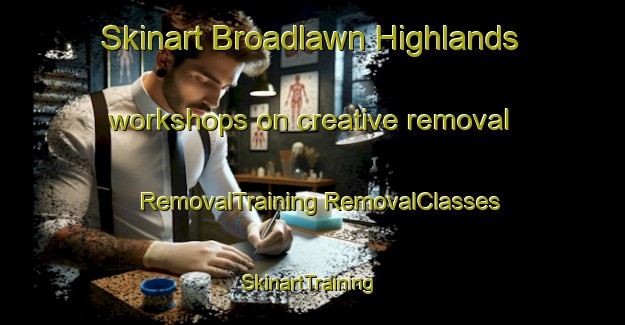 Skinart Broadlawn Highlands workshops on creative removal | #RemovalTraining #RemovalClasses #SkinartTraining-United States