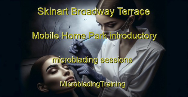 Skinart Broadway Terrace Mobile Home Park introductory microblading sessions | #MicrobladingTraining #MicrobladingClasses #SkinartTraining-United States