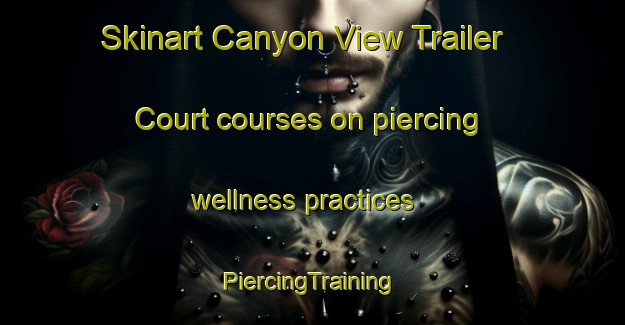 Skinart Canyon View Trailer Court courses on piercing wellness practices | #PiercingTraining #PiercingClasses #SkinartTraining-United States