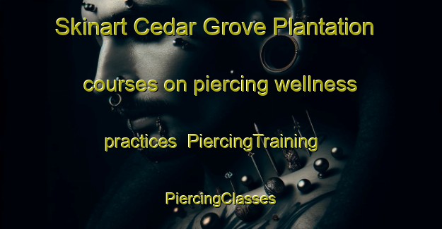 Skinart Cedar Grove Plantation courses on piercing wellness practices | #PiercingTraining #PiercingClasses #SkinartTraining-United States