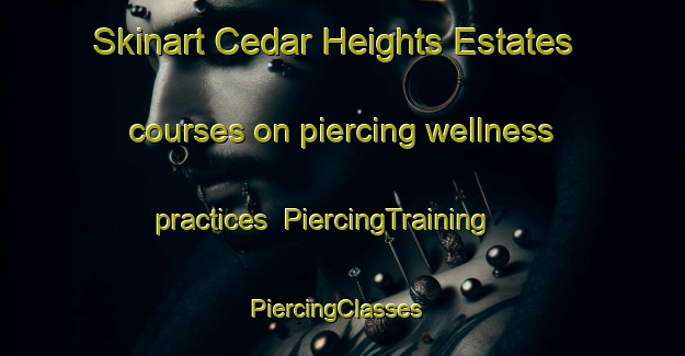 Skinart Cedar Heights Estates courses on piercing wellness practices | PiercingTraining | PiercingClasses | SkinartTraining-United States