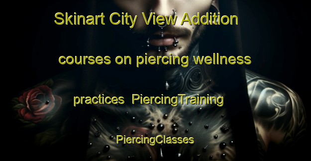 Skinart City View Addition courses on piercing wellness practices | #PiercingTraining #PiercingClasses #SkinartTraining-United States