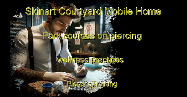 Skinart Courtyard Mobile Home Park courses on piercing wellness practices | #PiercingTraining #PiercingClasses #SkinartTraining-United States