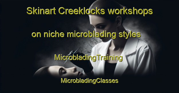 Skinart Creeklocks workshops on niche microblading styles | #MicrobladingTraining #MicrobladingClasses #SkinartTraining-United States