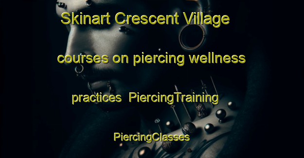 Skinart Crescent Village courses on piercing wellness practices | #PiercingTraining #PiercingClasses #SkinartTraining-United States