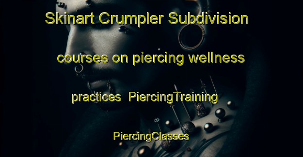 Skinart Crumpler Subdivision courses on piercing wellness practices | #PiercingTraining #PiercingClasses #SkinartTraining-United States