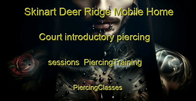 Skinart Deer Ridge Mobile Home Court introductory piercing sessions | #PiercingTraining #PiercingClasses #SkinartTraining-United States