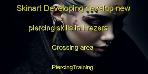 Skinart Developing develop new piercing skills in Frazers Crossing area | #PiercingTraining #PiercingClasses #SkinartTraining-United States