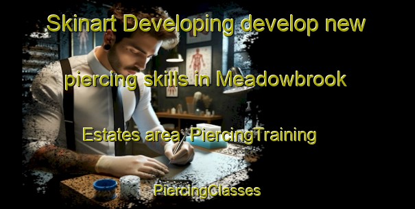 Skinart Developing develop new piercing skills in Meadowbrook Estates area | #PiercingTraining #PiercingClasses #SkinartTraining-United States