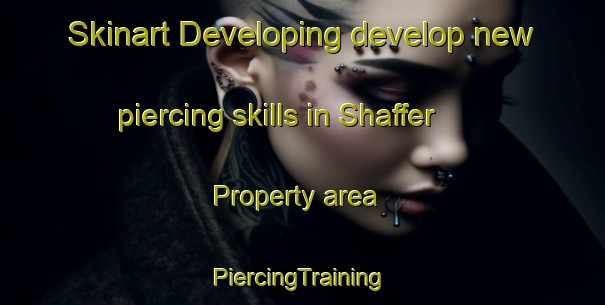 Skinart Developing develop new piercing skills in Shaffer Property area | #PiercingTraining #PiercingClasses #SkinartTraining-United States