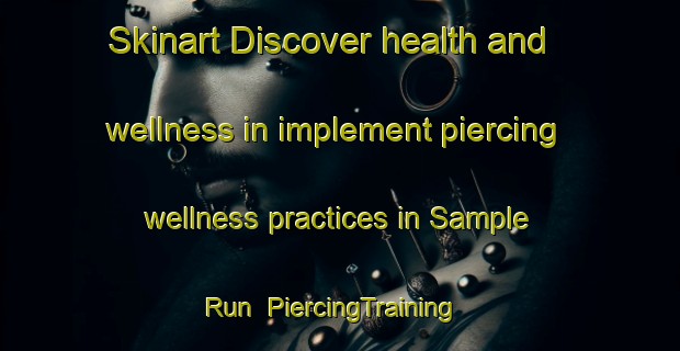 Skinart Discover health and wellness in implement piercing wellness practices in Sample Run | PiercingTraining | PiercingClasses | SkinartTraining-United States