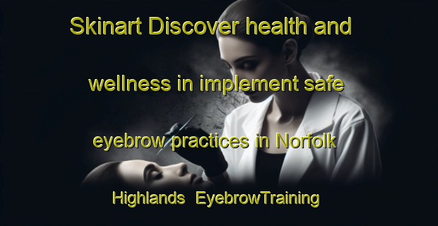 Skinart Discover health and wellness in implement safe eyebrow practices in Norfolk Highlands | EyebrowTraining | EyebrowClasses | SkinartTraining-United States